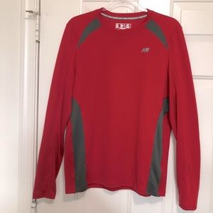 New Balance Long-sleeves Mens Active Shirt
